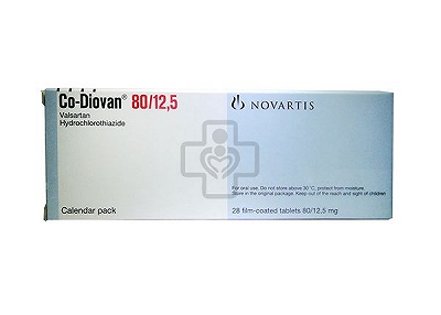 Co Diovan Tab 80mg/12.5mg Novartis (Hộp 28 viên)
