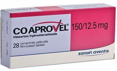 Coaprovel 150/12.5mg Sanofi (Hộp 28 viên)