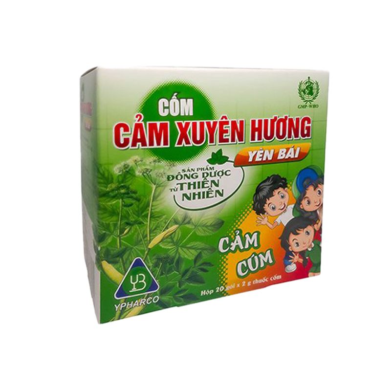 Cảm Xuyên Hương gói Yên Bái (Hộp 20 gói x 2g)