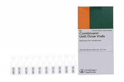 Combivent 2.5ml Boehringer Đức (Hộp 10 ống x 2.5ml)