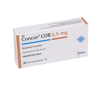 Concor 2.5mg Merck (Hộp 30 viên)