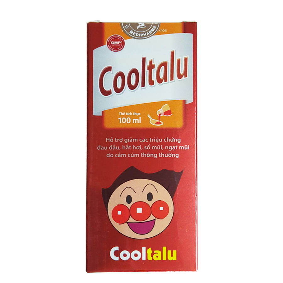 Cooltalu cảm cúm Medipharma (Chai 100ml)