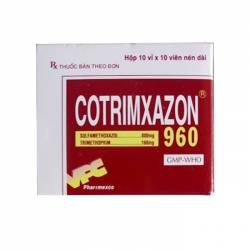 Cotrimxazon 960mg Cửu Long (Hộp 100 viên)