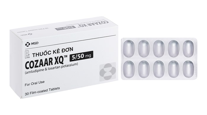 Cozaar XQ 5/50mg MSD (Hộp 30 viên)