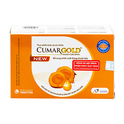 Viên uống Cumargold Nano Curcumin New CVI (Hộp 30 viên)