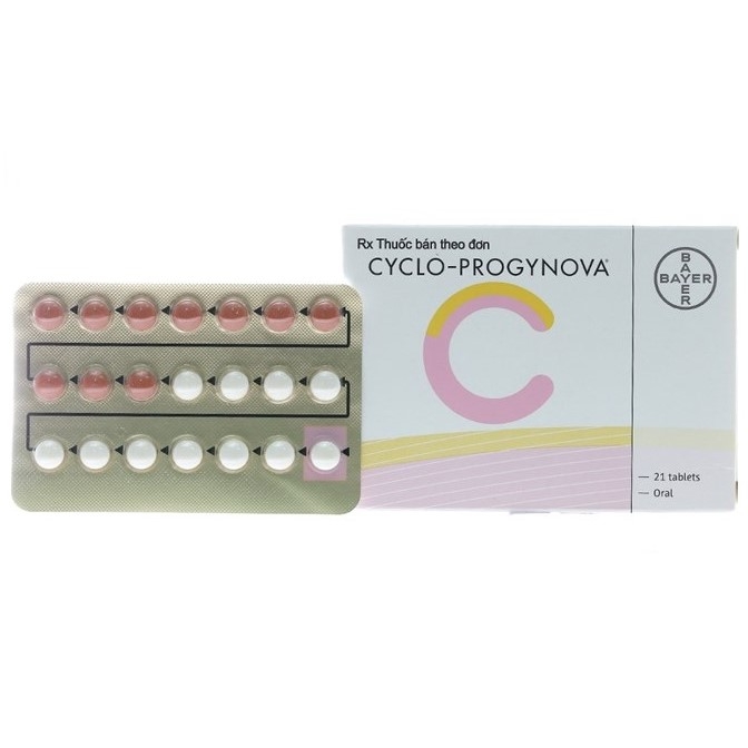 Cyclo Progynova Bayer Đức (Hộp 21 viên)