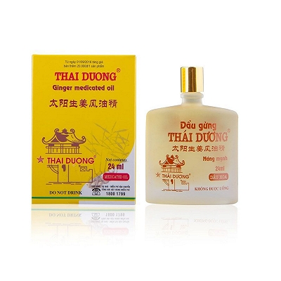 Dầu Gừng Thái Dương (dầu xoa) (Lọ 24ml)