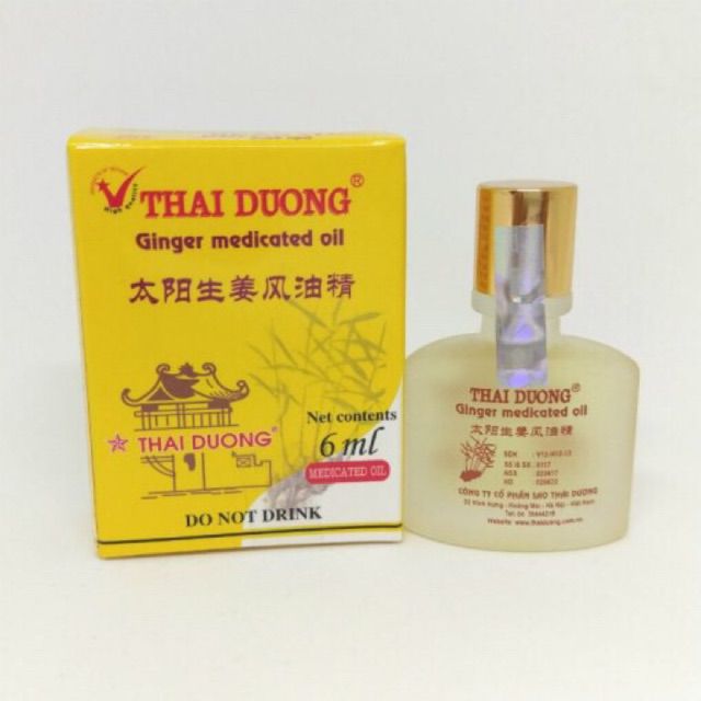 Dầu Gừng Thái Dương (Lọ 6ml)