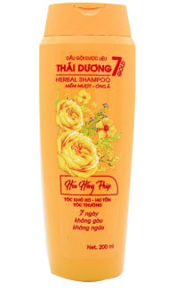 Dầu xả dược liệu thái dương 7 GOLD Hoa Hồng Pháp (Chai/200ml) Date 04/2027