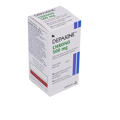 Depakine Chrono 500mg Sanofi (Lọ 30 viên)