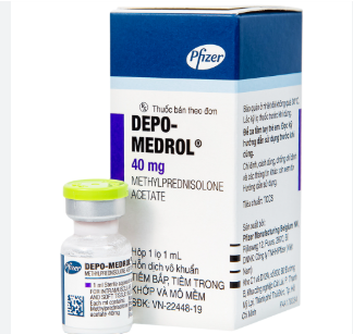 Tiêm Depo Medrol 40mg Pfizer (Lọ 1ml)