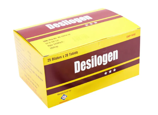 Desilogen Giảm Đau Hạ Sốt Medipharco (H/500v) Decolgen nội date 06/2027