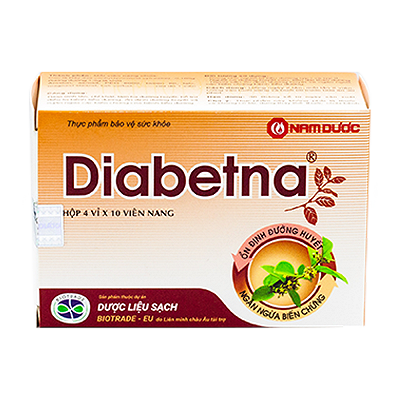 Viên uống Diabetna Nam Dược (Hộp 40 viên)