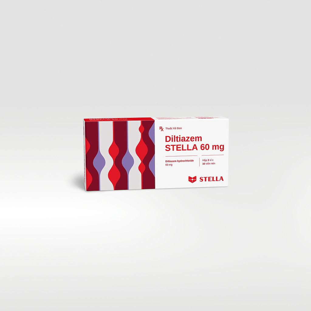 Diltiazem Stella 60mg (Hộp 30 viên)