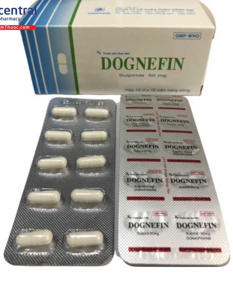 Dognefin sulpirid 50mg Đồng Nai (Hộp 100 viên)