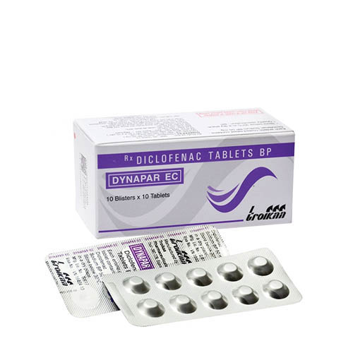 Dynapar EC Diclofenac 50mg Ấn Độ (Hộp 100 viên)