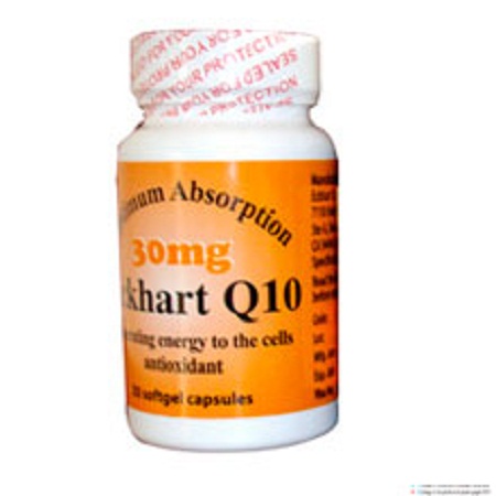 Eckhart Q10 coenzym Q10 30mg Hỗ Trợ Tim Mạch Mỹ (Lọ/30v)