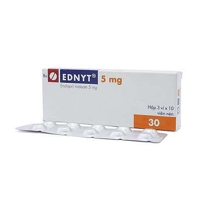 Ednyt Enalapril 5mg Gedeon Richter (Hộp 30 viên)