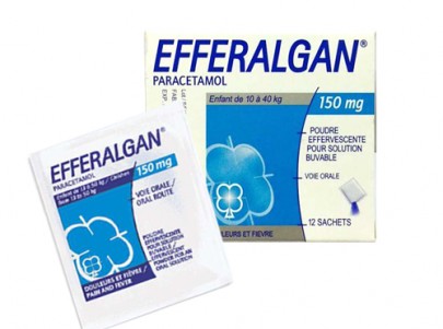 Efferalgan 150mg gói bột Pháp (Hộp 12 gói)