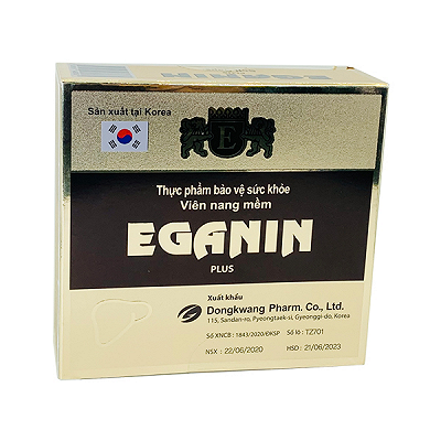 Viên uống Eganin Plus Soft Cap Dongkwang Pharma (Hộp 60 viên)
