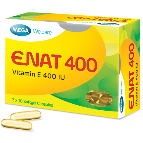 Enat 400 Vitamin E 400IU Mega (Hộp 30 viên)