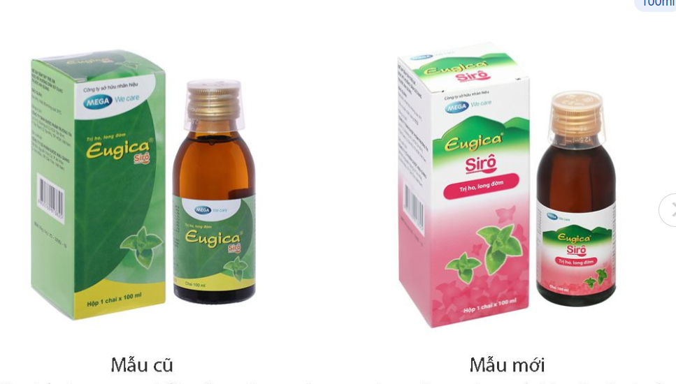 Siro Eugica Mega (Chai 100ml)