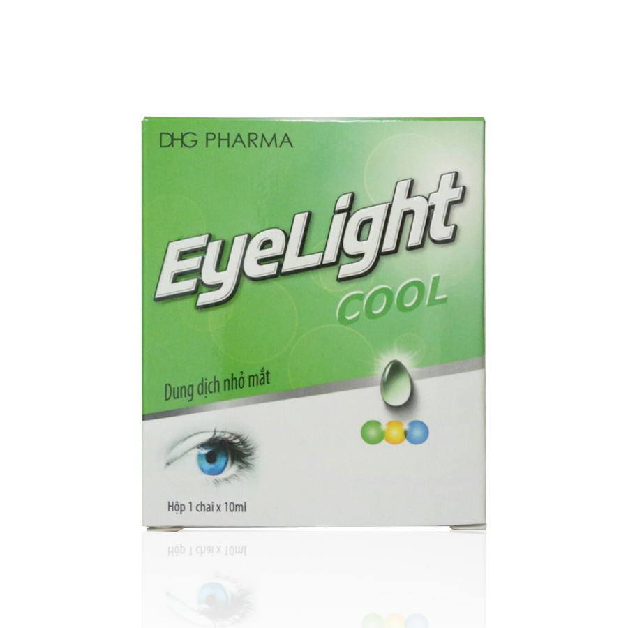 Nhỏ mắt Eyelight Cool DHG Hậu Giang (xanh) (Lọ 10ml)