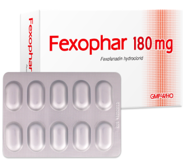 Fexophar 180mg Fexofenadin 180mg TV.Pharm (Hộp 50 viên)