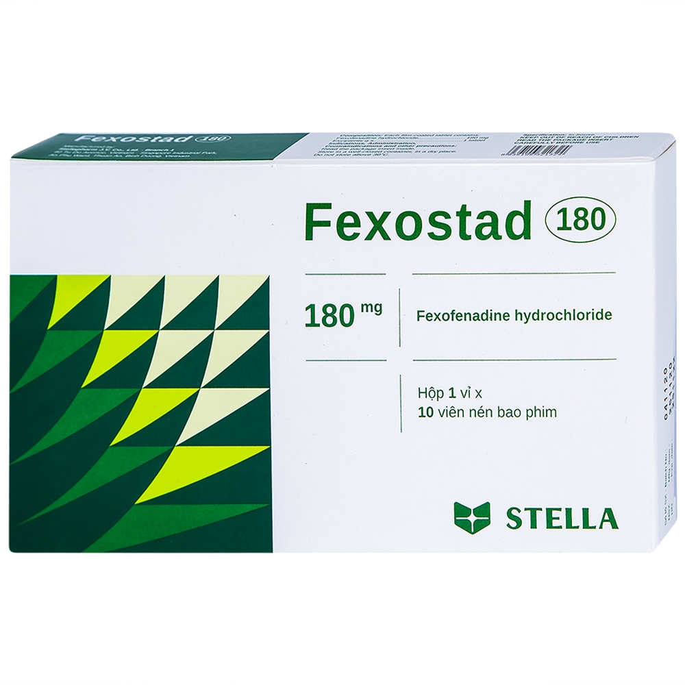 Fexostad Fexofenadin 180mg Stella (Hộp 10 viên)