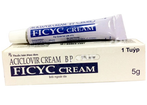Kem bôi Ficyc acyclovir Ấn Độ (Tuýp 5g)