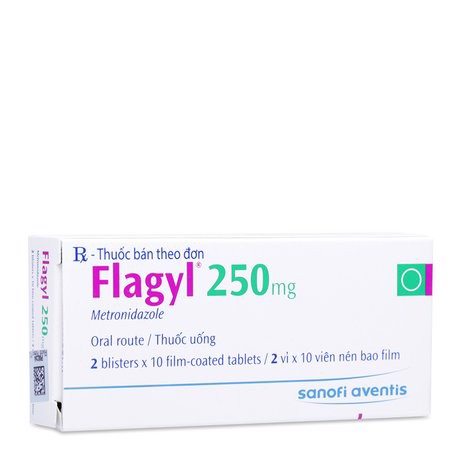 Flagyl Metronidazol 250mg Sanofi (Hộp 20 viên)