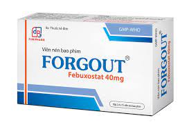 Forgout Febuxostat 40mg TW3 (Hộp 30 viên)
