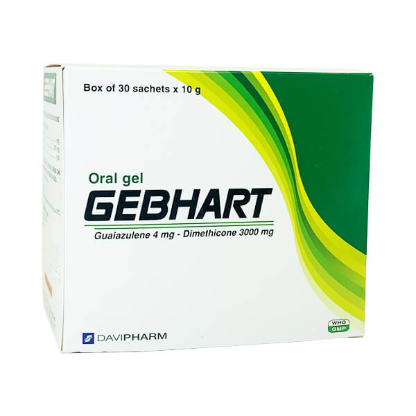 Gel bôi Gebhart Oral Davipharm (Hộp 30 gói)