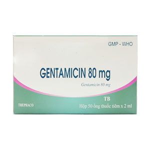 Gentamicin 80mg/2ml Tiêm Thanh Hóa (H/50o/2ml)