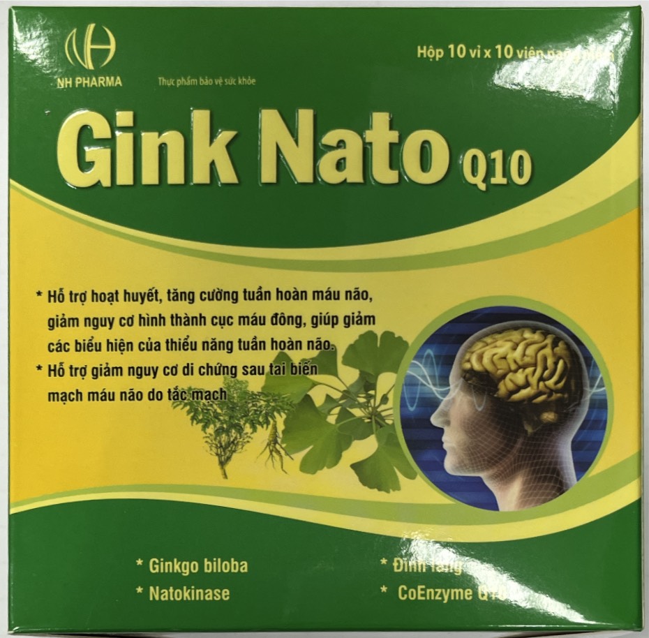 Gink Nato Q10 Gingo Biloba Thanh Hằng (H/100v) date 11/2024