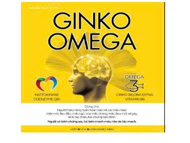 Viên uống Ginko Omega 3 Akopha vàng (Hộp 100 viên)