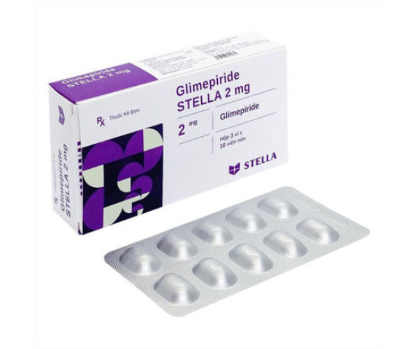 Glimepiride 2mg Stella (Hộp 30 viên)