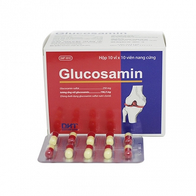 Viên uống Glucosamin 250mg Hà tây (Hộp 100 viên)