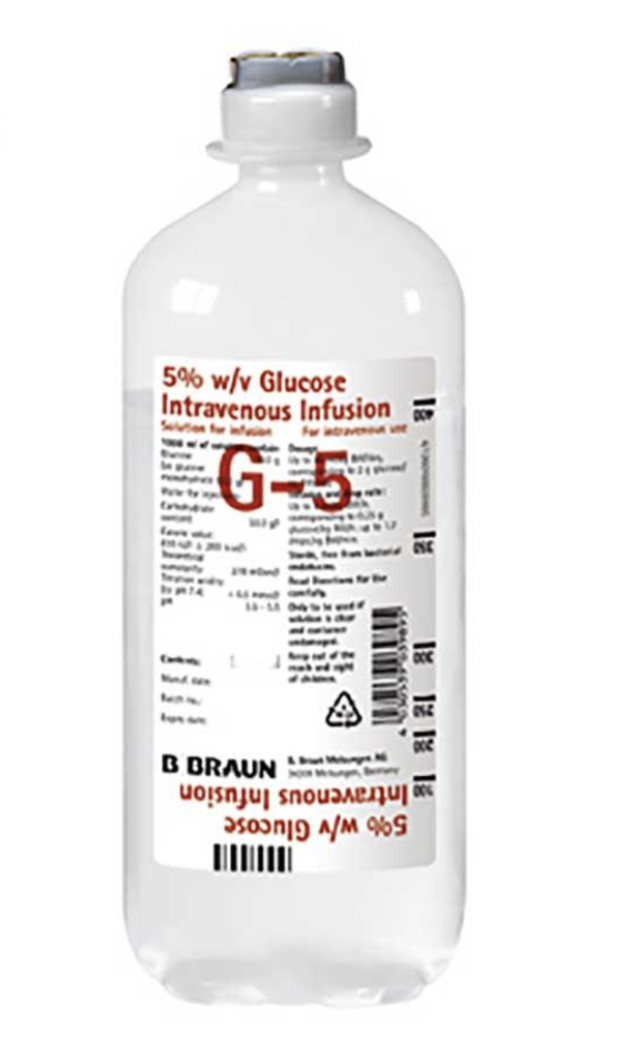 Glucose G5 5% Dịch Truyền Braun (Chai/250ml)