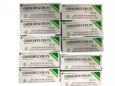 Kem bôi Griseofulvin 5% Mekophar (Tuýp 10g)