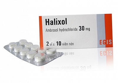 Halixol Ambroxol Hydrochloride 30mg Egis (Hộp 20 viên)