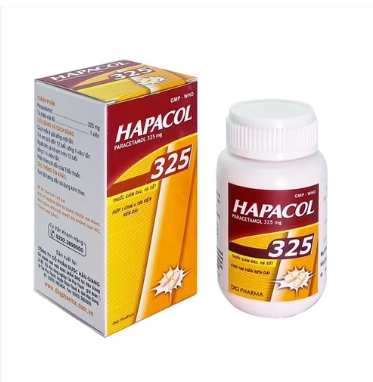 Hapacol 325mg DHG (Hộp 100 viên)