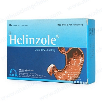 Helinzole Omeprazole 20mg SPM (Hộp 24 viên)