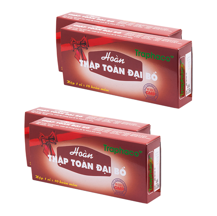 Hoàn Thập Toàn Đại Bổ Traphaco (Hộp 10 viên)