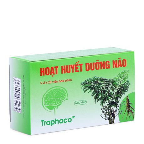 Hoạt huyết dưỡng não bao phim Traphaco