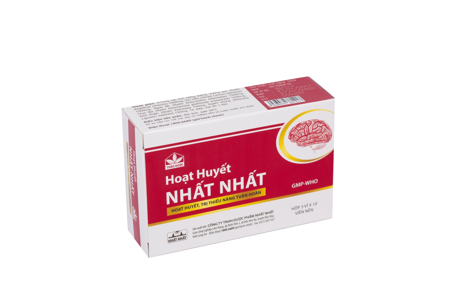 Hoạt Huyết Nhất Nhất (Hộp 30 viên)