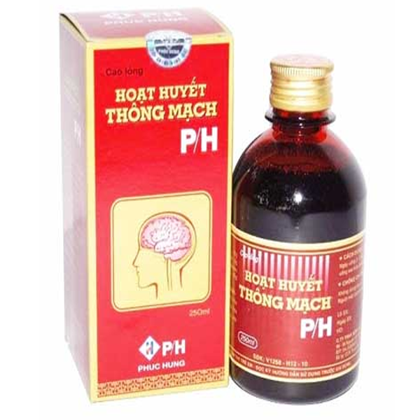 Hoạt Huyết Thông Mạch P/H Phúc Hưng chai lớn (Chai 250ml)