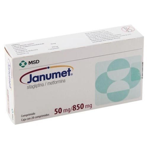 Janumet 50mg/850mg MSD (Hộp 28 viên)