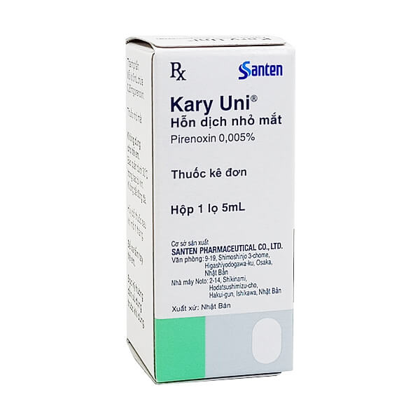 Nhỏ mắt Kary Uni Pirenoxin 0.005% Nhật (Lọ 5ml)