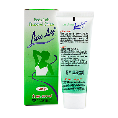 Kem Tẩy Lông Lưu Ly Thái Dương (Tuýp 20g)